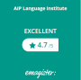 L'Institut de langues AIP obtient un 4,7 sur 5 chez emagister
