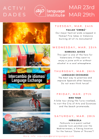 Semaine 13 :23 – 29 mars