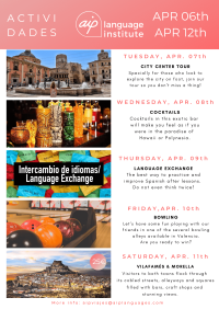 Semaine 15 :6 – 12 avril