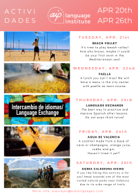 Semaine 17 :20 – 26 avril