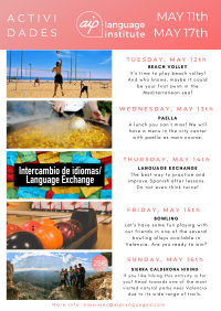 Semaine 20 :11 – 17 mai