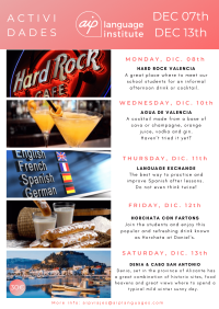 Semaine 50 :7 – 13 décembre