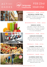 Semaine 9 :23 février – 1er mars